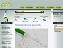 Tablet Screenshot of aparatura-de-laborator.com.ro